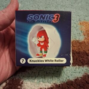 Sonic 3 Knuckles White Roller Toy